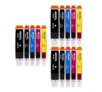 GSwReJ Compatible Ink Cartridges For PGI480 CLI481 Series For TS8140 TS8240 TS9140 TS8340 Printers(3BK 3PBK 3C 3M 3Y)