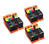GSwReJ Compatible Ink Cartridges For V313 V313W V515W P513W P713W V715W Series 21 22 23 24 Inkjet Printers(3 Sets(6 pcs))