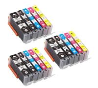 GSwReJ Compatible Ink Cartridges PGI 570 CLI 571 XL PGI550XL For MG5750 MG5751 MG6851 MG6852 TS6050 TS5050 T5051 Printers(5COLOR 3SET)