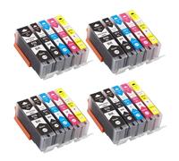 GSwReJ Compatible Ink Cartridges PGI 570 CLI 571 XL PGI550XL For MG5750 MG5751 MG6851 MG6852 TS6050 TS5050 T5051 Printers(5COLOR 4SET)