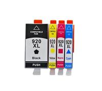 GSwReJ Compatible Ink Cartridges Replacement For 920 For Deskjet 6000 6500 7000 7500A Models Including 920 XL 920XL(1SET)