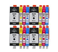 GSwReJ Compatible Ink Cartridges Replacement For 920 For Deskjet 6000 6500 7000 7500A Models Including 920 XL 920XL(4SET)