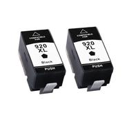 GSwReJ Compatible Ink Cartridges Replacement For 920 For Deskjet 6000 6500 7000 7500A Models Including 920 XL 920XL(2BK)