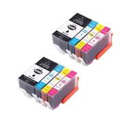 GSwReJ Compatible Ink Cartridges Set For 920 For Officejet 6000 6500 6500A 7000 7500 7500A Includes 4 Pieces With Chip(2BK 2C 2Y 2M)
