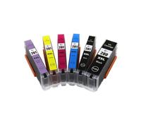 GSwReJ Compatible Ink Cartridges Set Of 5 For TR7520 TR8520 TS6120 TS8120 TS9120 Printers PGI-280 CLI-281(5 set 6 colors)
