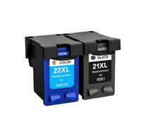 GSwReJ Compatible Ink Cartridges YI LE CAI 21XL 22XL Replacement For 21 22 Fits Deskjet Series 3915 D1530 D1320 F2100 F2280 F4100 F370 C9351AA
