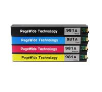 GSwReJ Compatible Ink Jet Cartridge For PageWide Enterprise Color 556xh 586dn MFP E55650 For 981 981A Color(1 Set)