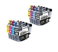 GSwReJ Compatible Inkjet Cartridge LC3011 LC3013 LC3013XL For MFC-J491DW MFC-J497DW MFC-J690DW MFC-J895DW(2 set LC3011 8pcs)