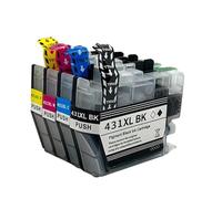 GSwReJ Compatible Inkjet Ink Cartridge For Printers LC431 LC431XL LC432XL Color Set(LC431XL 1set)
