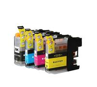 GSwReJ Compatible LC110 Ink Cartridge For DCP-J152N DCP-J137N DCP-J132N Inkjet Printer(1 Set(4pcs))