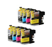 GSwReJ Compatible LC110 Ink Cartridge For DCP-J152N DCP-J137N DCP-J132N Inkjet Printer(2 Sets(8pcs))