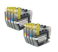 GSwReJ Compatible LC3211 LC3213 Ink Cartridges For DCP-J572DW DCP-J772DW DCP-J774DW MFC-J491DW J497 Printers(2set 8PK)