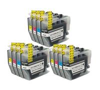 GSwReJ Compatible LC3211 LC3213 Ink Cartridges For DCP-J572DW DCP-J772DW DCP-J774DW MFC-J491DW J497 Printers(3set 12PK)