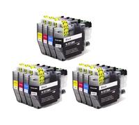 GSwReJ Compatible LC3211XL LC3213XL Ink Cartridge For DCP-J772DW DCP-J774DW MFC-J890DW MFC-J895DW Printers(3SET(12PC))