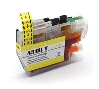 GSwReJ Compatible LC431XL LC431 Color Ink Cartridge For DCP-J1050DW DCP-J1140DW MFC-J1010DW Printers(1PCS Yellow)