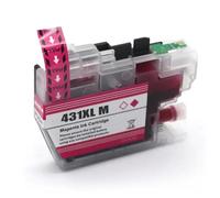 GSwReJ Compatible LC431XL LC431 Color Ink Cartridge For DCP-J1050DW DCP-J1140DW MFC-J1010DW Printers(1PCS Magenta)