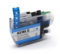 GSwReJ Compatible LC431XL LC431 Color Ink Cartridge For DCP-J1050DW DCP-J1140DW MFC-J1010DW Printers(1PCS Cyan)