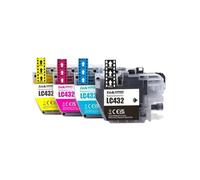 GSwReJ Compatible LC432 LC432XL Ink Cartridge For Universal Use With MFC-J5340DW MFC-J5740DW MFC-J6540DW MFC-J6740DW MFC-J6940DW Inkjet Printers(1SET LC432)