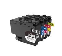 GSwReJ Compatible LC456 Color Ink Cartridge For MFC-J4340DW And MFC-J4540DW Printers Standard Capacity(1 Set (4PCS))