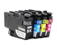GSwReJ Compatible LC456XL Ink Cartridge Color For MFC-J4340DW And MFC-J4540DW Printers Capacity Replacement(LC456XL-4Color 1set)