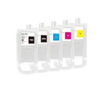 GSwReJ Compatible PFI-703 Refillable Ink Cartridge Set For IPF810 IPF815 IPF820 IPF825 Printers 700ML 5 Colors(5 Color)
