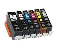 GSwReJ Compatible PGI-220 CLI-221 Ink Cartridge Set For IP4600 MP980 MP620(3 set)