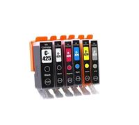 GSwReJ Compatible PGi-425 CLi-426 Ink Cartridge For IP4840 X6540 MG5140 MG5240 MG5340 MG6140 MG6240 MG8140 MG8240 MX714 MX884 MX894 Printers(6clor 1set-Gray)