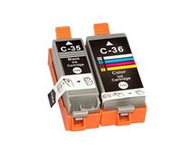 GSwReJ Compatible PGI35 CLI36 Ink Cartridges For IP100 IP100B 260 320(1set 2PK)