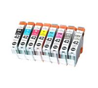 GSwReJ Compatible PGI42XL CLI42 Ink Cartridge For Pro-100 Pro-100S Printers(1 Set(8 pcs))
