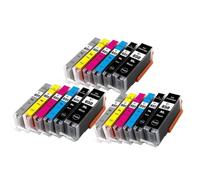 GSwReJ Compatible PGI650 650XL CLI651 651XL Color Ink Cartridge For MG5560 5660 6540 IP7160 7260 8760 Printers(3SET)