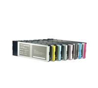 GSwReJ Compatible Pigment Ink Cartridge For T6071 T6079 Works With 4880c T6148 7600 9600 Printers(8 color 1set)