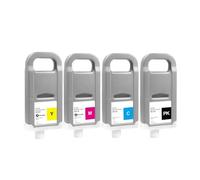 GSwReJ Compatible Pigment Ink Cartridge PFI8710 For TX2000 TX3000 TX4000 Printers MBK C M Y BK 700ML(MBK- chip free)