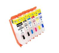GSwReJ Compatible Refillable Ink Cartridge PGI-780 CLI-781 For TS707 TR8570 TS8170 TS8270 TS9170 Printers(One Set 6 Colors)