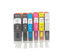 GSwReJ Compatible Refillable Ink Cartridge PGI670 CLI671 For MG7765 MG7766 TS5060 TS6060 TS8060 TS9060 Printers(1set 6pcs)
