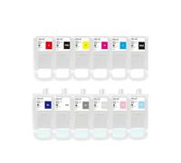 GSwReJ Compatible Refillable Ink Cartridge Set 12 Colors For Various Printers Including PFI-57 For PRO-520 PRO-540 PRO-540s PRO-560s