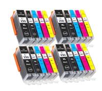 GSwReJ Compatible Refillable Ink Cartridges PGI-250 CLI-251 For MG6320 MG7120 MG7520 IP8720 With ARC Chip(4SET)