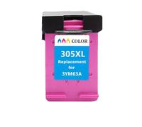 GSwReJ Compatible Refilled Ink Cartridge For 305XL Replacement For DeskJet 2710 2720 4110 4120 4130 And 6010 6020 6030 6420(1Pack Color)