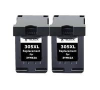 GSwReJ Compatible Replacement Ink Cartridge 305XL For Printers 305 2710 2720 4110 4120 4130 6010 6020 6030 6420(2BK)