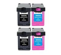 GSwReJ Compatible Replacement Ink Cartridge 305XL For Printers 305 2710 2720 4110 4120 4130 6010 6020 6030 6420(2BK 2COLOR)
