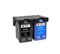 GSwReJ Compatible Replacement Ink Cartridge For 21 Black For Deskjet F2100 F2200 F2280 F300 F4100 F4180 21XL 22 22XL(1SET)