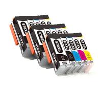 GSwReJ Compatible Replacement Ink Cartridges For MG5750 MG5751 MG5752 MG5753 MG6850 MG6851 MG6852 PGI-570 PGBK CLI-571(3PGBK 3BK 3C 3M 3Y)