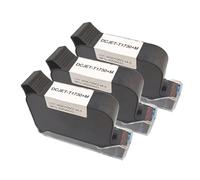 GSwReJ Compatible Solvent Ink Cartridge For Handheld Inkjet Printer Model T1730M Suitable For Production Date Barcode Label Coding Machines(3 PCS T1730 M)