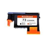 GSwReJ Compatible With Printer Supplies Designjet Z2100 Z5200 Z3100 73 Printhead CD949A Matte Black Chromatic Red Print Head For Part Number CD949A