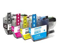 GSwReJ Einkshop LC421 Compatible Capacity Ink Cartridges For DCP-J1050DW MFC-J1010DW DCP-J1140DW(1SET)