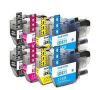 GSwReJ Einkshop LC421 Compatible Capacity Ink Cartridges For DCP-J1050DW MFC-J1010DW DCP-J1140DW(2SET)