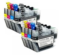 GSwReJ Einkshop LC422 Standard Compatible Ink Cartridges For MFC Series Printers(2SET)