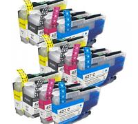 GSwReJ Europe LC427BK LC427 Compatible Ink Cartridge With Chip Pigment For MFC-J5955 J6955 J6957 J6959 HL-J6010D Printer(3SET)