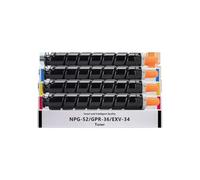 GSwReJ G52 GPR-36 Compatible Toner Cartridge BK350g CMY270g For IR C2020 C2025 C2030 C2220 C2225 C2230 Copier 1pcs(BK)