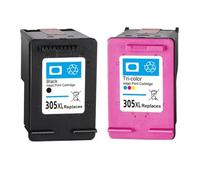 GSwReJ Hicor Compatible Ink Cartridge For 305 XL For Deskjet 2700 Series 4200 6020 6030 6400 6430 Printers(1BK 1C)