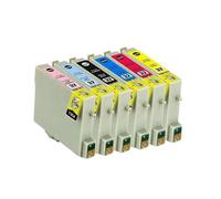 GSwReJ ICBK32 ICC32 ICM32 ICY32 ICLC32 ICLM32 Color Inkjet Ink Cartridge Compatible With PM-A750 Printer(3 SET)